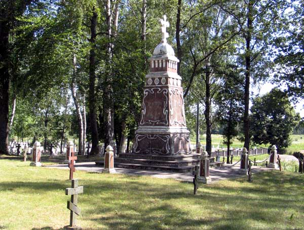 Cmentarz zolnierzy rosyjskich w Orzyszu.