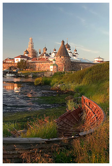 Solovki at sunset-2