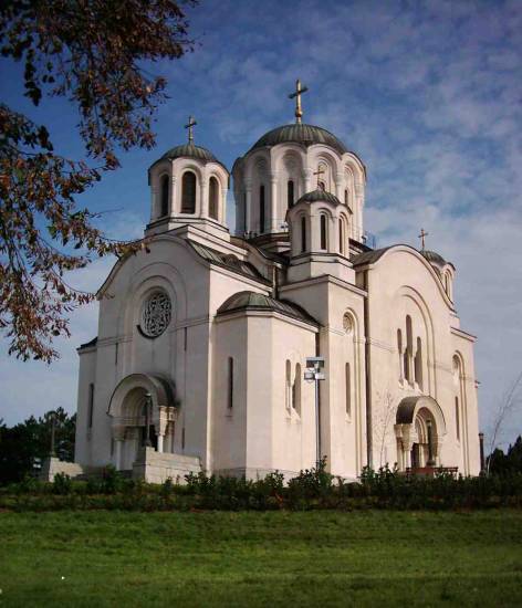 St. Demetrios memorial church in Lazarevac (Belgrade area)