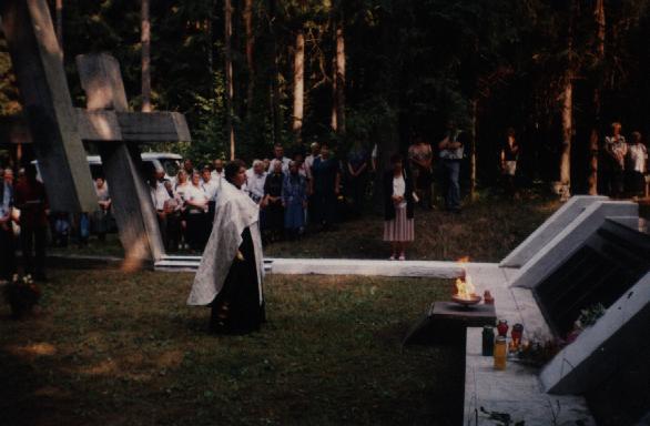 Panichida w białoruskim lesie