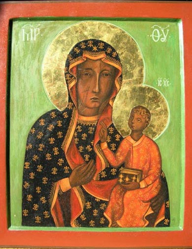 Częstochowska (Bełzka) ikona Przenajświętszej Bogurodzicy