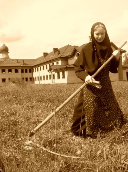  "Sprawiasz, że rośnie trawa dla bydła(...)Człowiek wychodzi do pracy swojej...