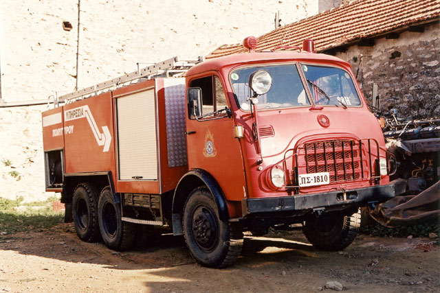 Athonite fire truck