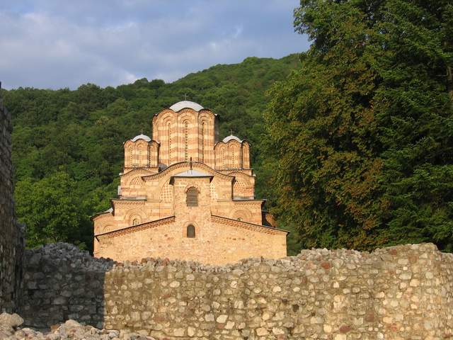  Ravanica monastery - view from the west