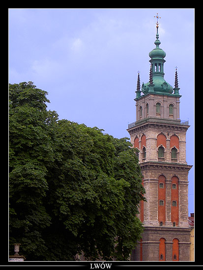 Cerkiew Wołoska (Uspieńska) we Lwowie - wierza Koriakta