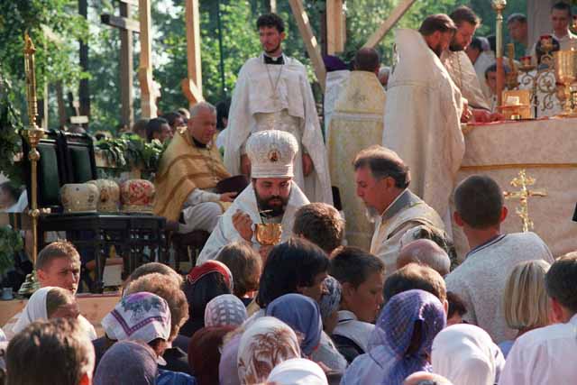 Św. Priczastije - Grabarka Święto Przemienienia Panskiego.