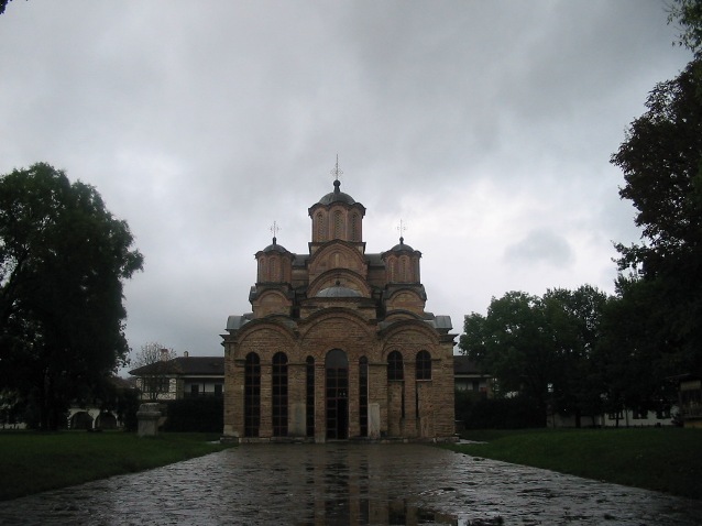  Gracanica monastery -view from the west