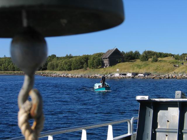 A boat from Anzer Island (Solovetsky Monastery)