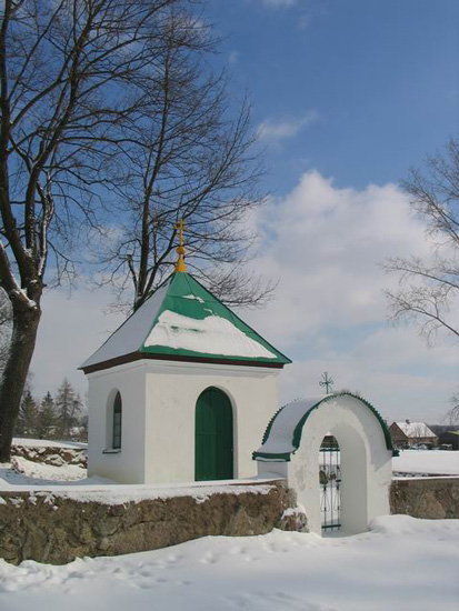 Orthodox chaple in Baciuty, Bialystok region, Poland