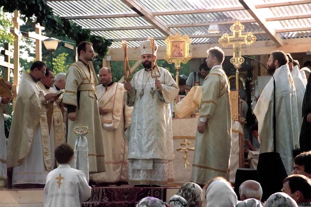 Święto Przemienienia Pańskiego. Liturgia na Grabarce.