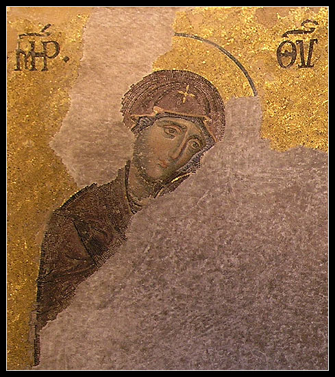Konstantynopol - Hagia Sphia, Bogurodzica (fragment Deesis)
