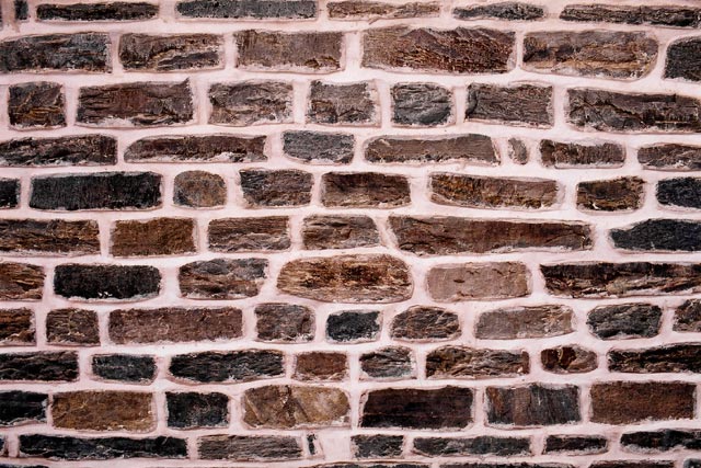 Wall of the Koutloumousiou Monastery in Athos
