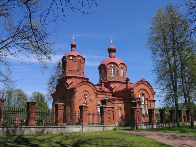 St. Nicholas church in Bialowieza, Poland