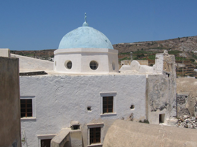 Oldest church in Emborio, Santorini