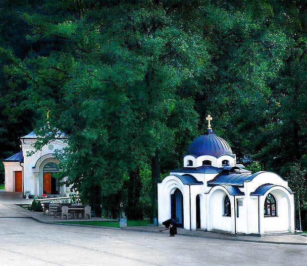 Детаљ из манастира Св.Богородице у Ђунису.