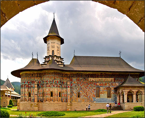 The church of Moldovitza monastery