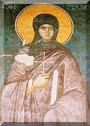 Света Текла, манастир Грачаница.
