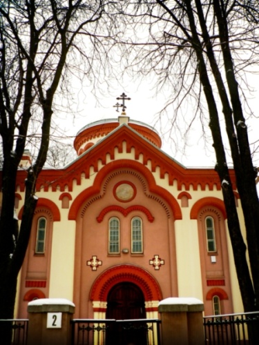 A church