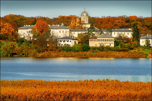 Caldarusani monastery in autumn