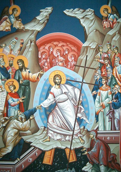 Evo Ja sam sa vama do svrsetka Sveta - Anastasis frescoe