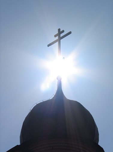 Shining cross