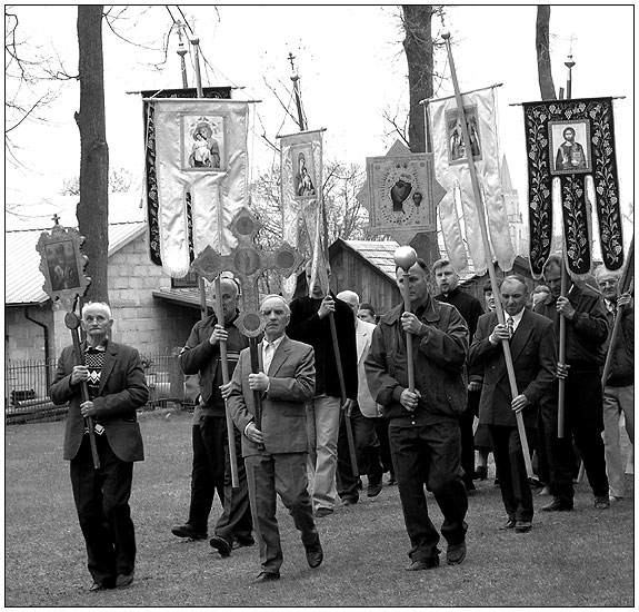 Michałowo - procesja (<i>kriestnyj chod</i>), Pascha 2005
