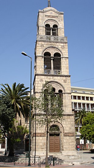 The belltwer of the Russian Church of Athens