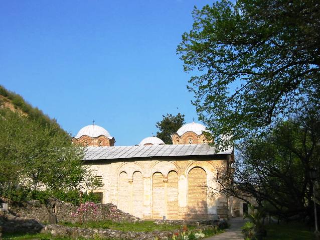 Monastery of the Patriarchate of Pec 13-14 th century-view from the west
