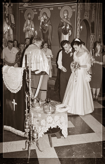 Sestrino venčanje / My sisters’ wedding - Church Lazarica in Zemun Polje, Belgrade