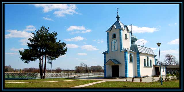 Cerkiew cmentarna  w Widowie.(Matki Bożej Kaspierowskiej)