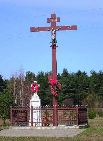 przydrożny krzyż