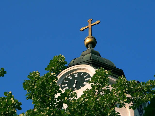 Звоник обреновачке цркве // Belltower in Obrenovac, Serbia