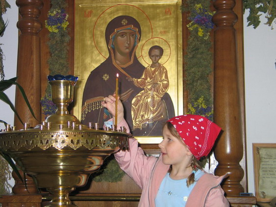 In the church
