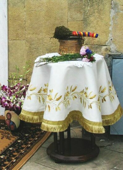 ... after blessing of water / dupa sfinţirea apei ...
