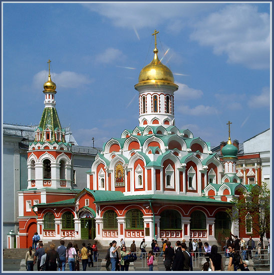 The Cathedral of the Holy Mother of Kazan on the Red Square