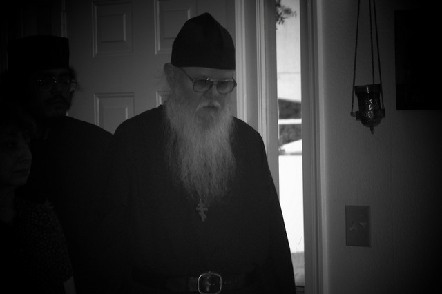 Monah Dzejms u Srpskoj Pravoslavnoj Crkvi Sv. Petka, Orlando;Florida.