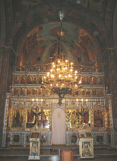 Interior of Radu Voda Monastery
