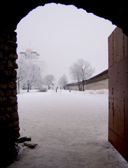 Псков. Собор Троицы Живоначальной - 9.1.2006