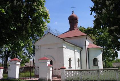 Resize of St. Cosmas and Damian Orthodox church in Narojki, Poland