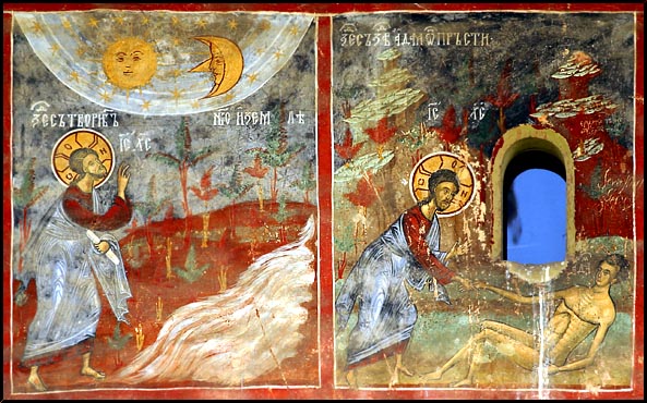 painting at Sucevitza