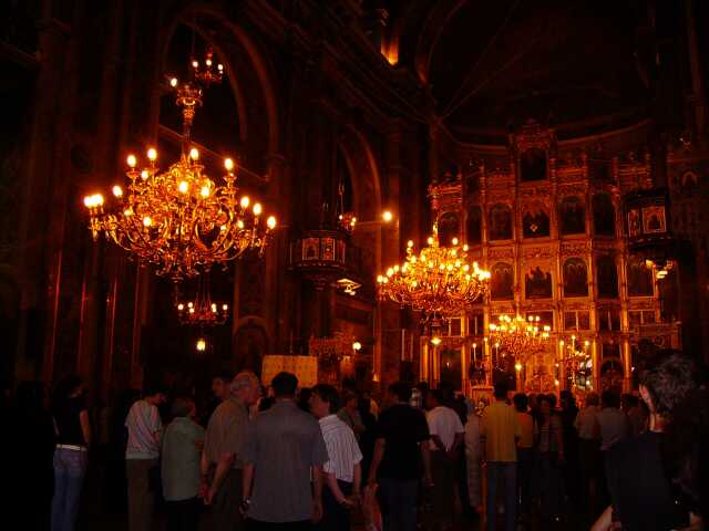 Interior of Mitropolitan Cathedral of Iasi, dedicated to Presentation of the Lord