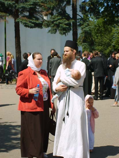 Prawosławna rodzina w komplecie