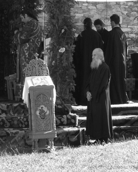 In timpul Sfintei Liturghii
