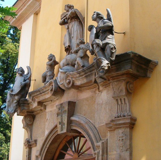 Jelenia Góra - Nad wejściem do Cerkwi p.w. Apostołów Piotra i Pawła