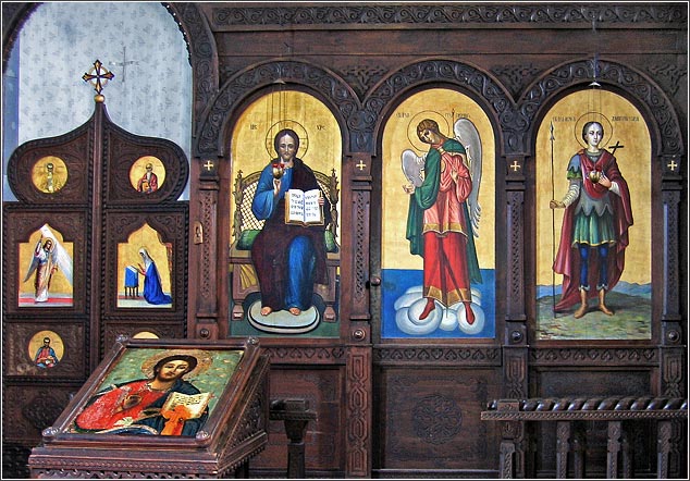Иконостас у манастиру св Димитрија, Дивљана