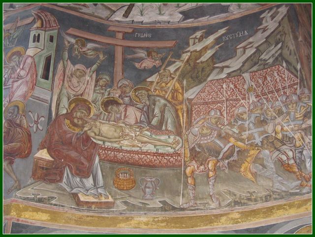 monastery Probota - Lamentation of Christ
