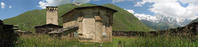 St. Mary's (Lamaria in Svan) church in Ushguli