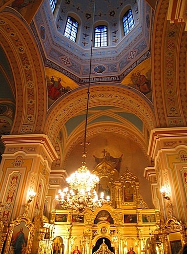 wnętrze cerkwi p.w. św. Marii Magdaleny w Warszawie