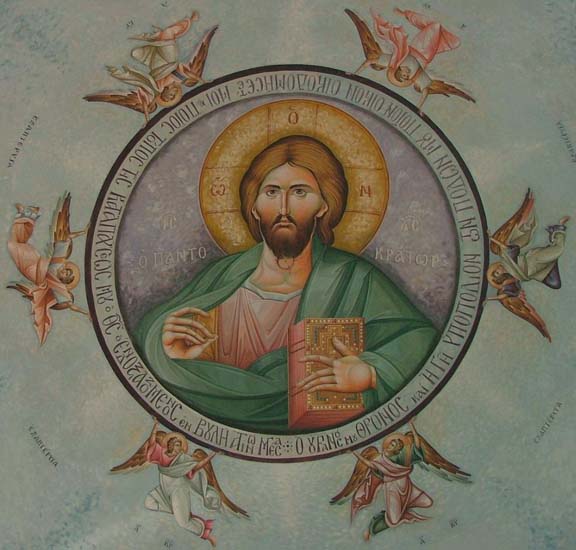 Fresk z Cerkwi Haghia Sophia w Białymstoku