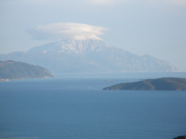 Aghion Oros - Mount Athos crest